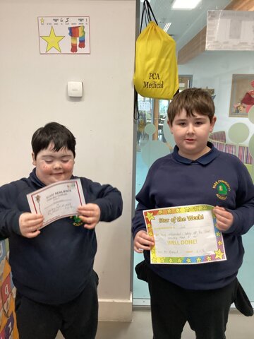 Image of Star of the week and Scarf winners!